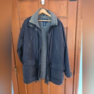 Women's Navy Insulated Parka Jacket - Land's End